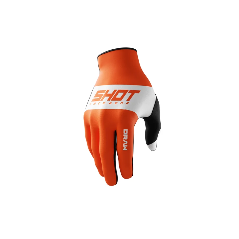 SHOT DRAW KID SKY GUANTES DE MOTO NARANJA 4-5