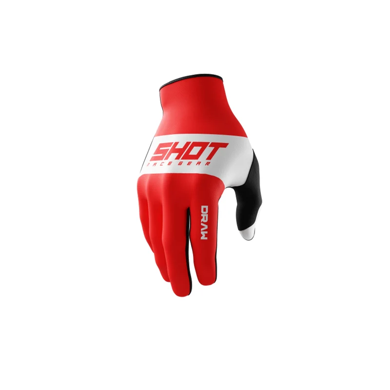 SHOT DRAW KID SKY GUANTES DE MOTO ROJO 4-5