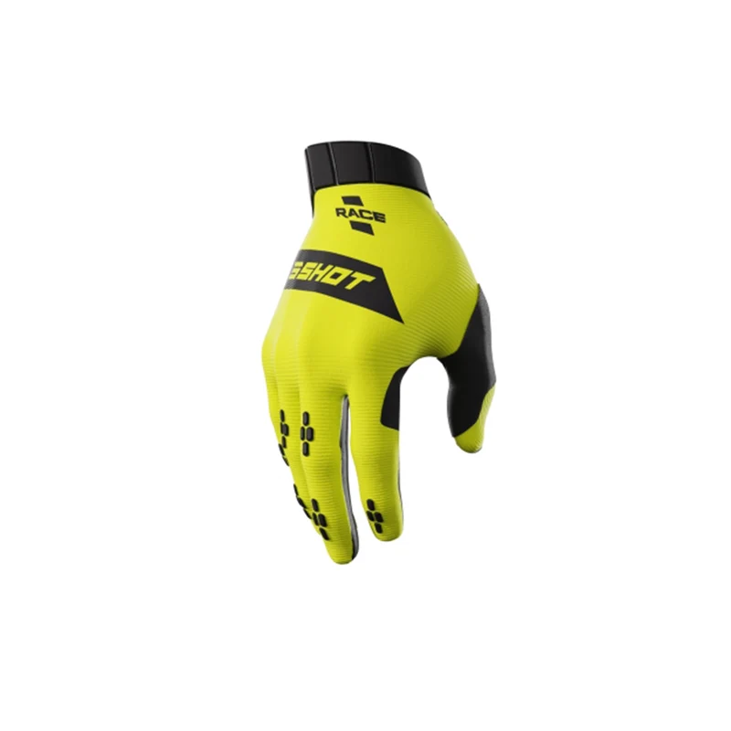 SHOT RACE EVO GUANTES DE MOTO NEON AMARILLO 07