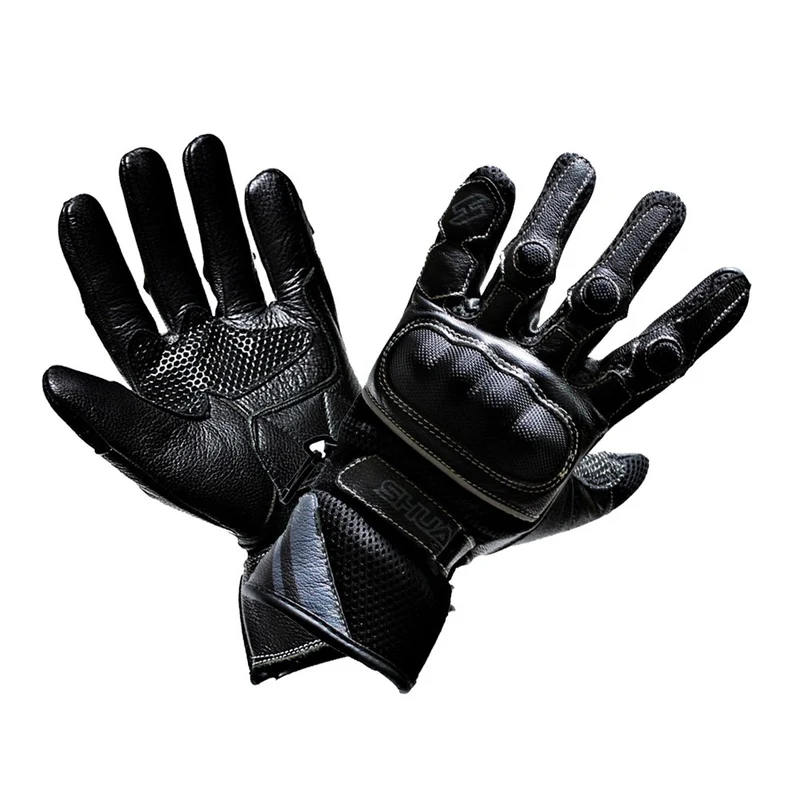 SHUA SWISSPO STYLE GUANTES DE MOTO TEXTILE NEGRO