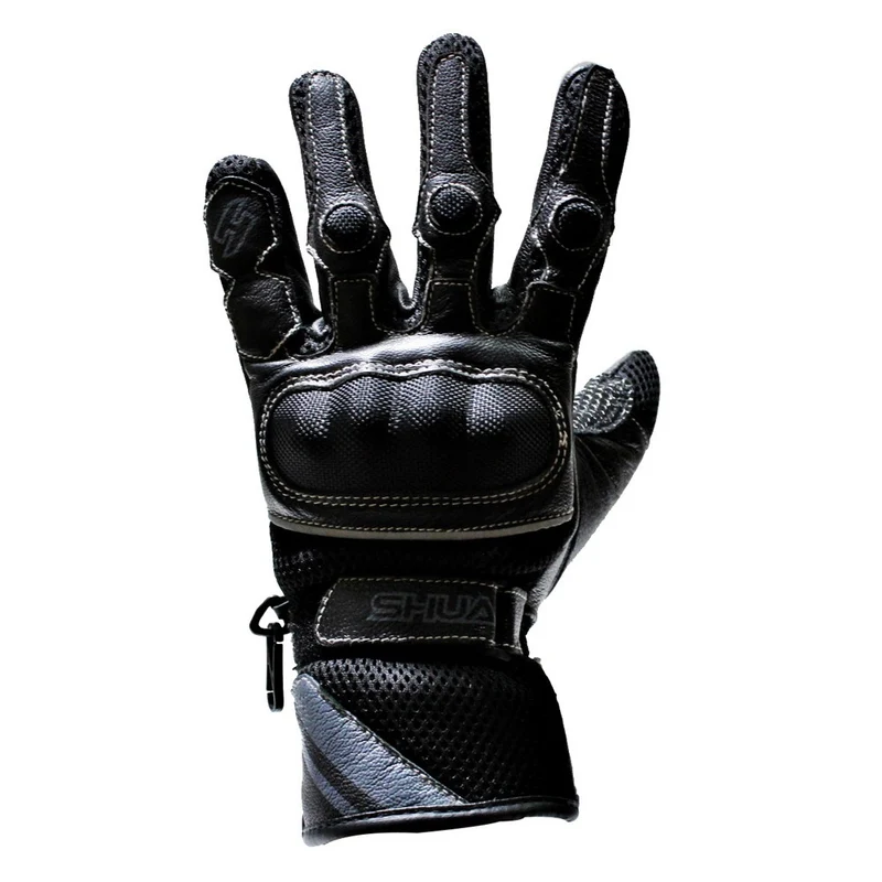 SHUA SWISSPO STYLE GUANTES DE MOTO TEXTILE NEGRO