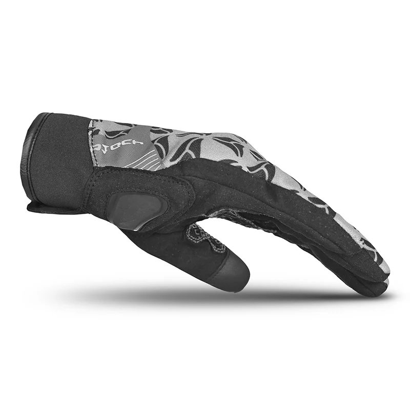 R-TECH LEOPARD TEXTIL GUANTE DE MOTO NEGRO GRIS