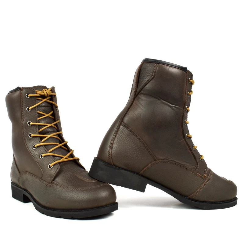 SHUA MARSHAL WP BOTAS DE MOTO PIEL HOMBRE MARRON