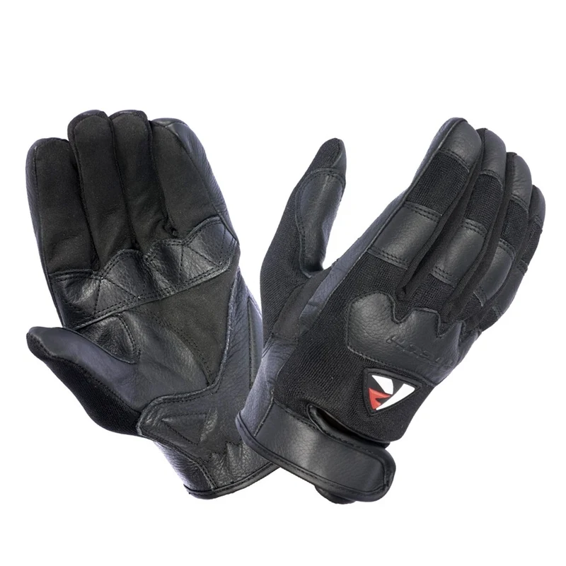 R-TECH DIJON PIEL GUANTES DE MOTO NEGRO