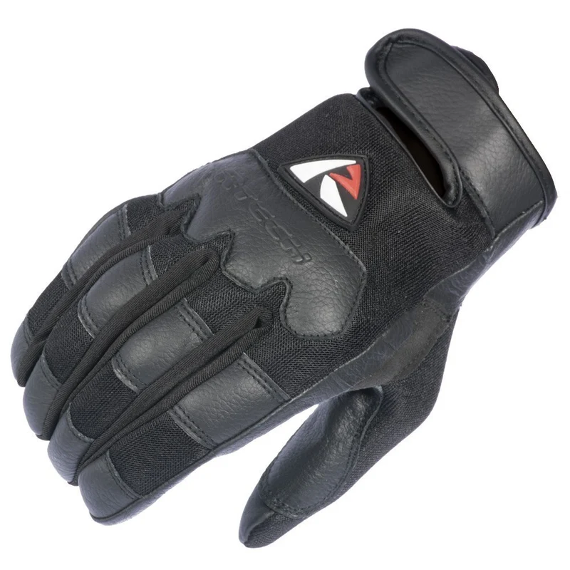 R-TECH DIJON PIEL GUANTES DE MOTO NEGRO