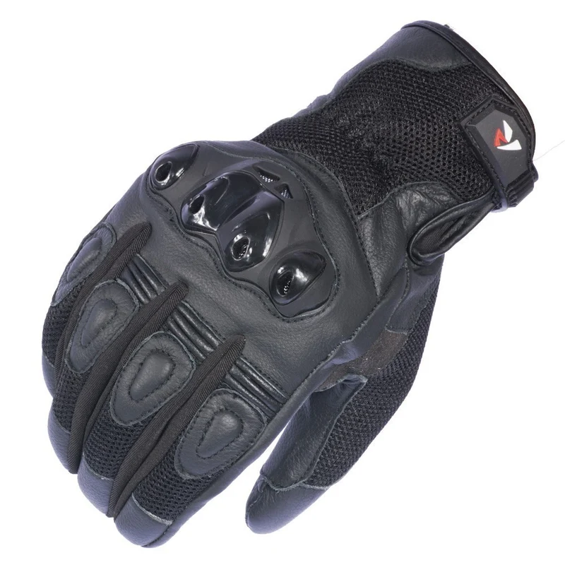 R-TECH AVIGNON PIEL GUANTES DE MOTO NEGRO