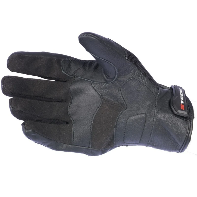 R-TECH AVIGNON PIEL GUANTES DE MOTO NEGRO