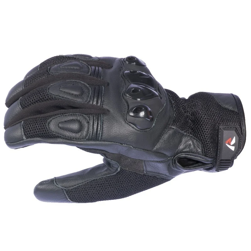 R-TECH AVIGNON PIEL GUANTES DE MOTO NEGRO