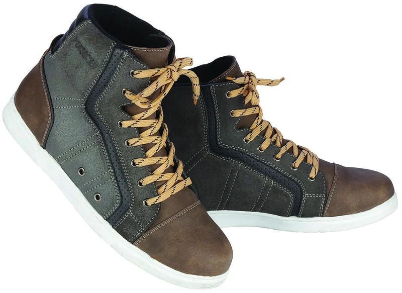 Poisoned - Boot Piel Cross Road Sniper Gris/Marrón