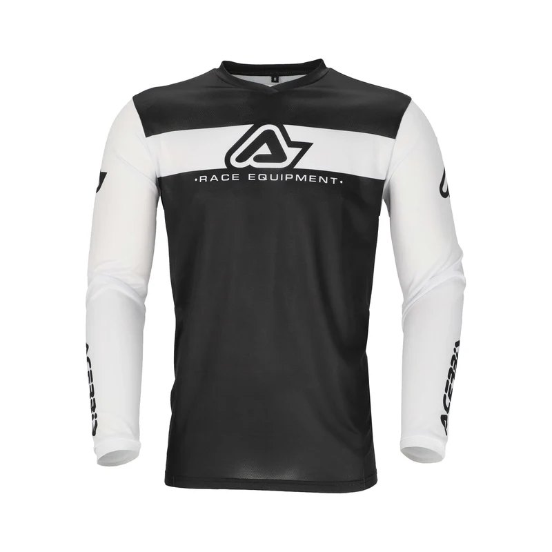 ACERBIS MX J-TRACK INC 2.O CAMISETA BLANCO NEGRO