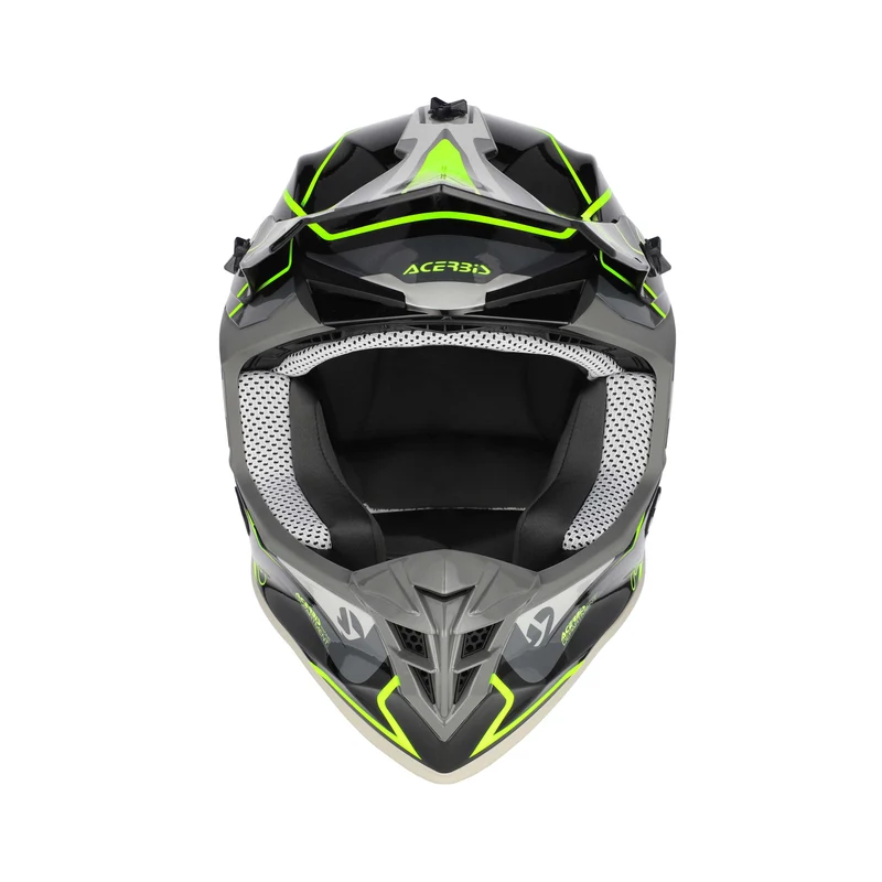 ACERBIS LINEAR 22-06 CASCO DE MOTO NEGRO AMARILLO FLOU