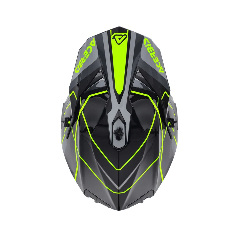 ACERBIS LINEAR 22-06 CASCO DE MOTO NEGRO AMARILLO FLOU