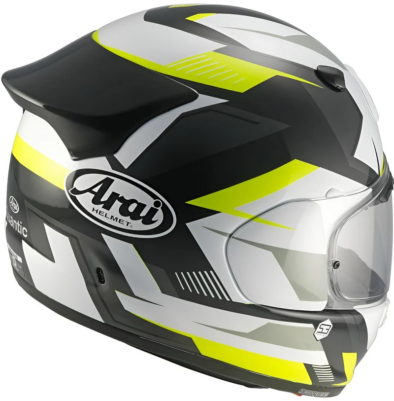ARAI QUANTIC SUPRA CASCO INTEGRAL AMARILLO NEGRO BLANCO