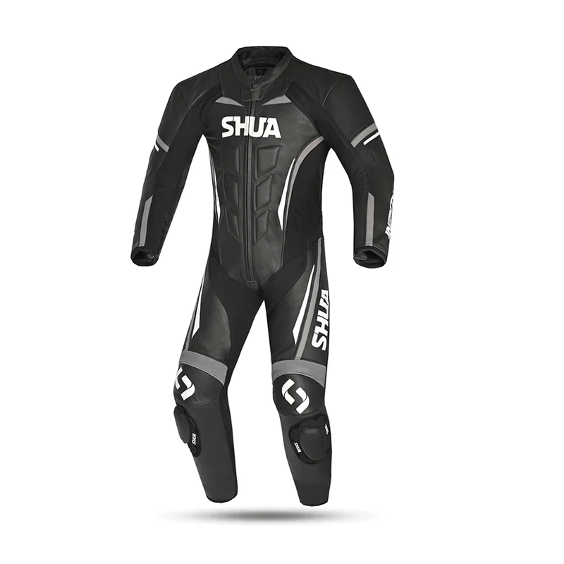 SHUA INFINITY 1PC MONO DE MOTO HOMBRE NEGRO GRIS