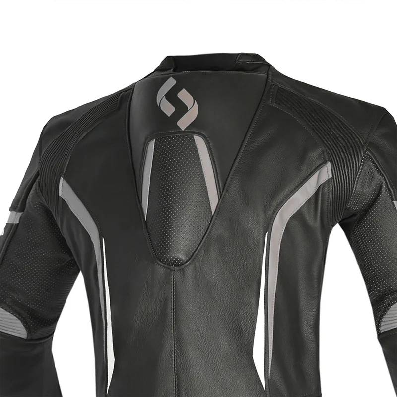 SHUA INFINITY 1PC MONO DE MOTO HOMBRE NEGRO GRIS