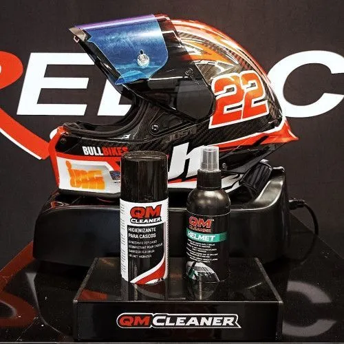 QM CLEANER KIT LIMPIEZA E HIGIENIZANTE DE CASCOS