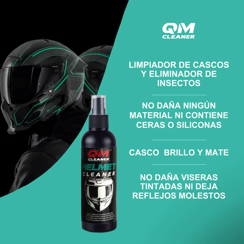 QM CLEANER KIT LIMPIEZA E HIGIENIZANTE DE CASCOS