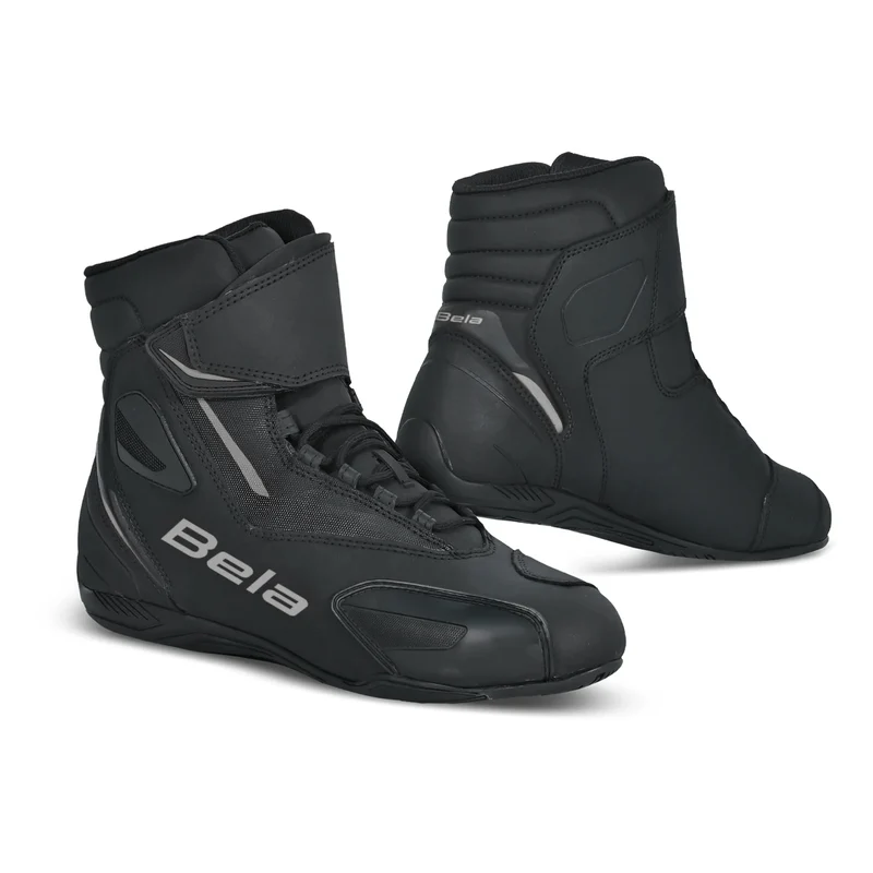 BELA MISSION BOTAS DE MOTO HOMBRE IMPERMEABLE NEGRO