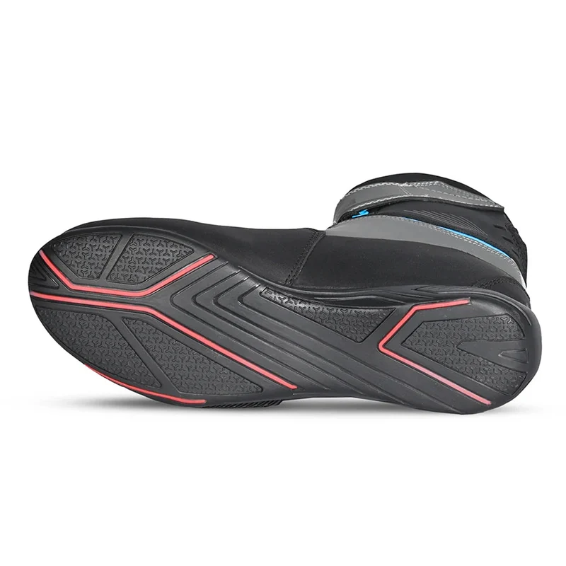 BELA BLAZE LADY BOTAS DE MOTO PIEL NEGRO GRIS TURQUOISE