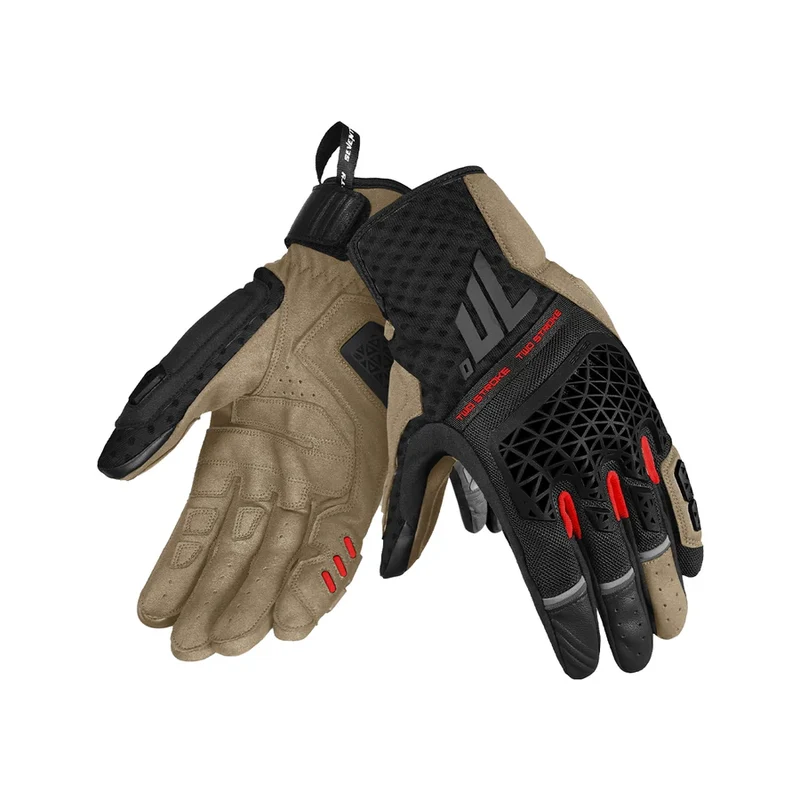 SEVENTY GUANTE SD-N60 TWO STROKE VERANO GUANTES DE MOTO UNISEX MARRON NEGRO