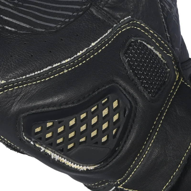 BELA ARMOUR PRO GUANTES DE MOTO SHORT NEGRO ROJO