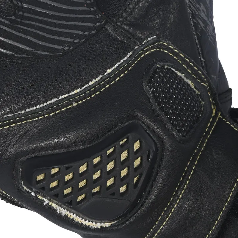 BELA ARMOUR PRO GUANTES DE MOTO SHORT NEGRO BLANCO