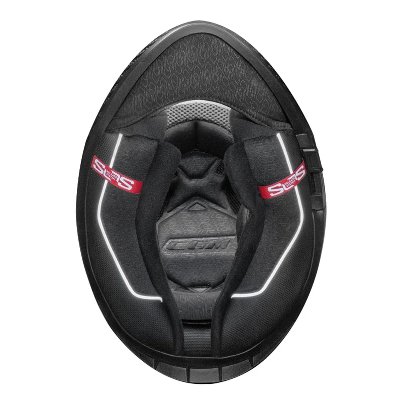 CGM 361S AVENT FIBRA RACE CASCO INTEGRAL BLANCO AZUL FLOU ROJO