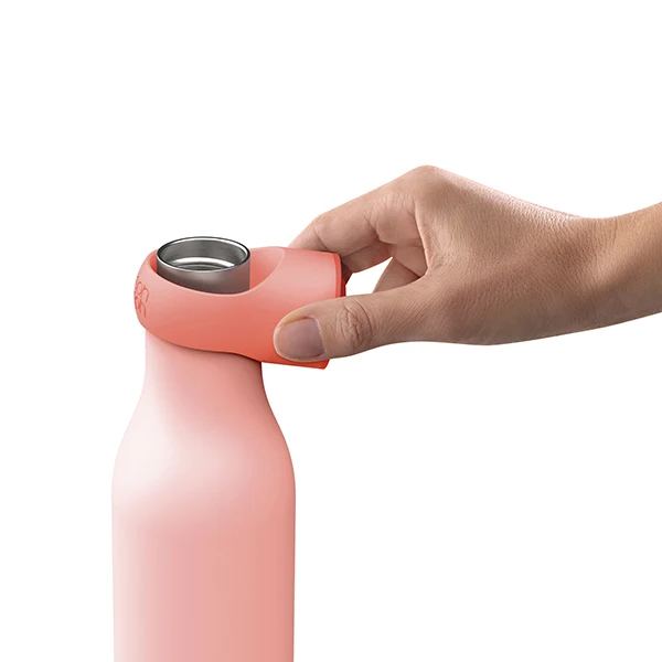 Bouteille isotherme isolée sous vide Loop 500 ml Corail mat Joseph Joseph