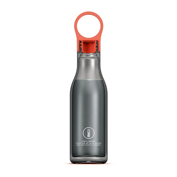 Bouteille isotherme isolée sous vide Loop 500 ml Corail mat Joseph Joseph