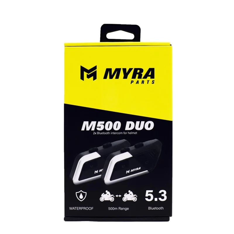 Myra - Intercom M500 DUO Bluetooth 5.3 Negro/Gris TU