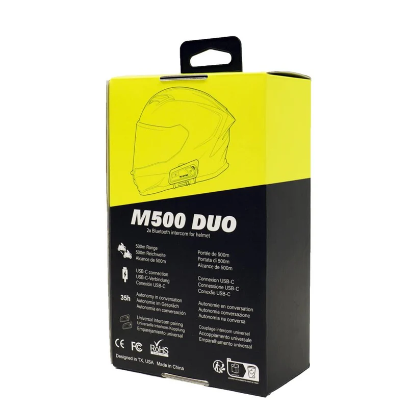 Myra - Intercom M500 DUO Bluetooth 5.3 Negro/Gris TU