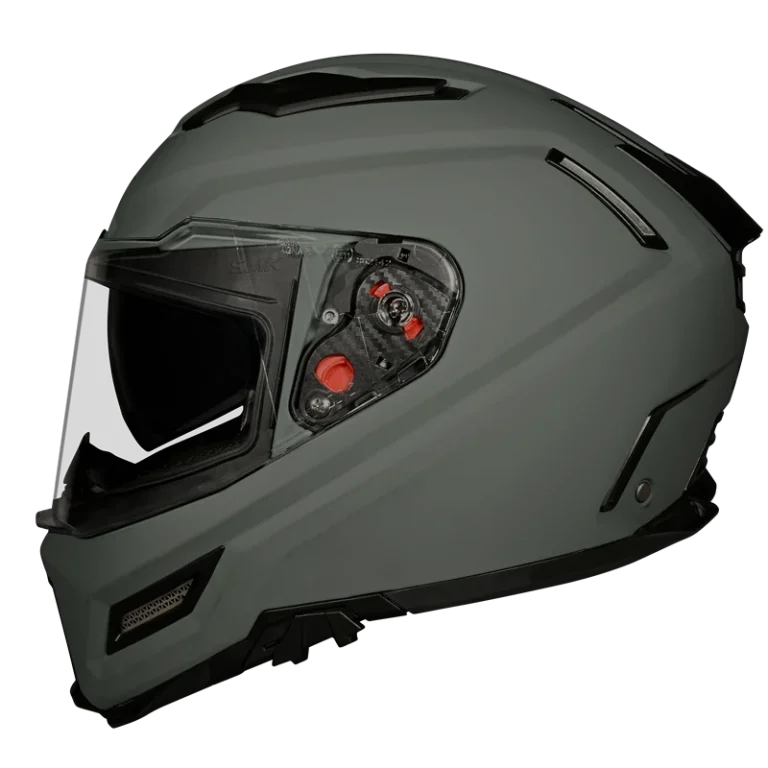 SMK NOVA CASCO DE MOTO SOLID GRIS CEMENTO (MA600)