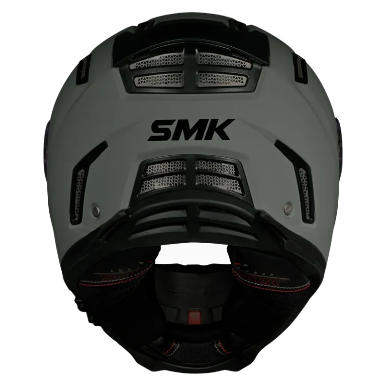 SMK NOVA CASCO DE MOTO SOLID GRIS CEMENTO (MA600)