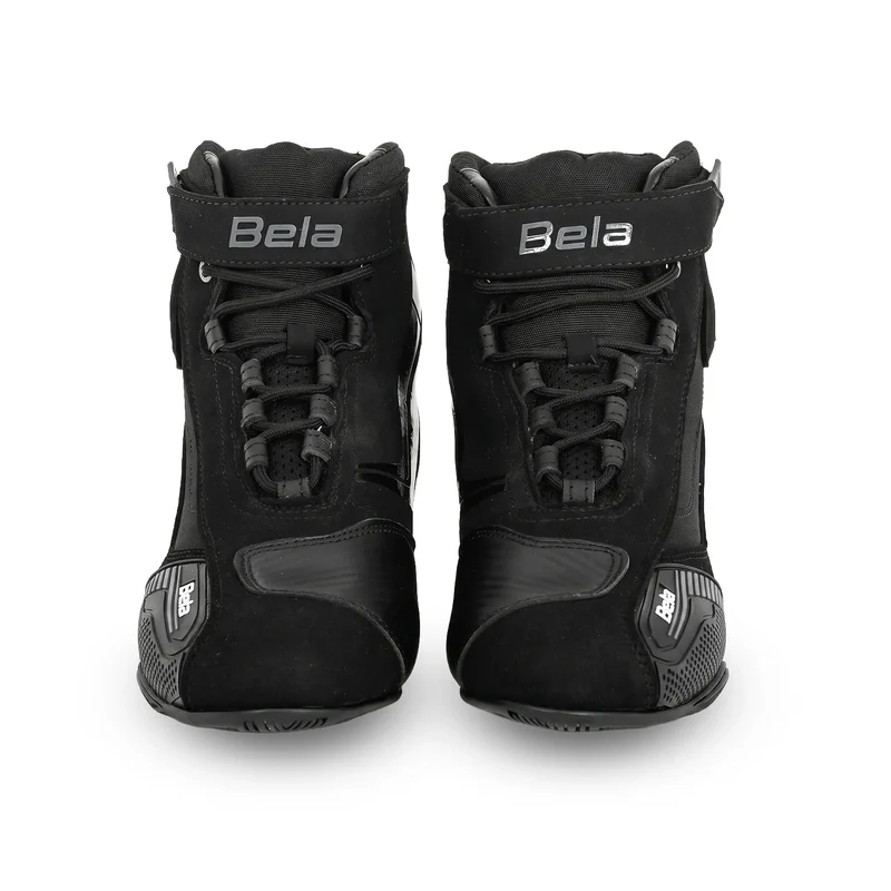 BELA KIVA MAN BOTAS DE MOTO PIEL NEGRO GRIS