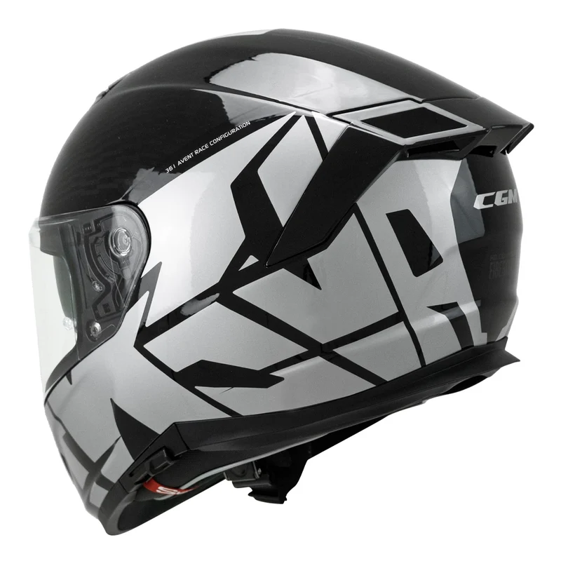 CGM 361T AVENT FIBRA STREET CASCO INTEGRALES NEGRO PLATA