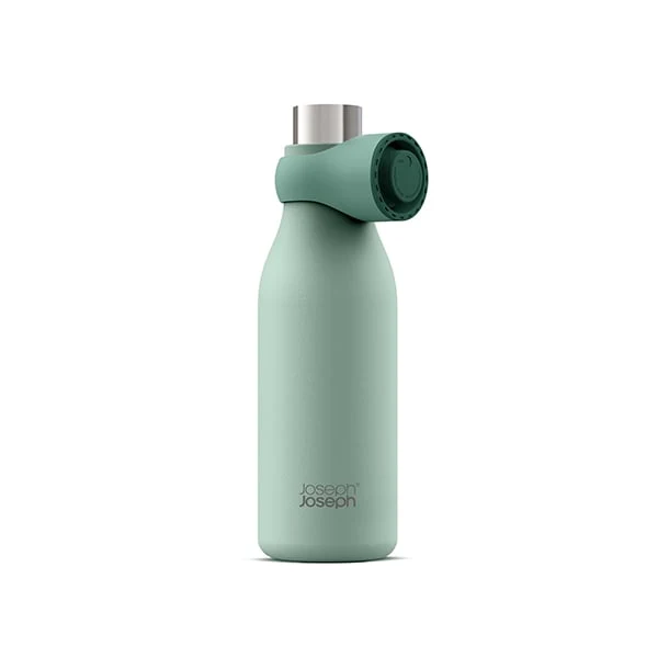 Bouteille isotherme isolée sous vide Loop 500 ml vert mat Joseph Joseph
