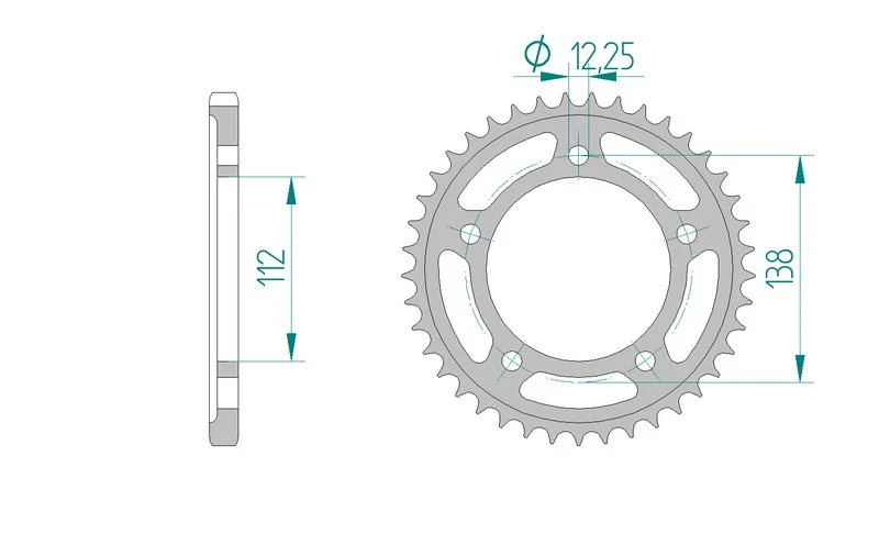 Couronne AFAM 10613A - 41 dents