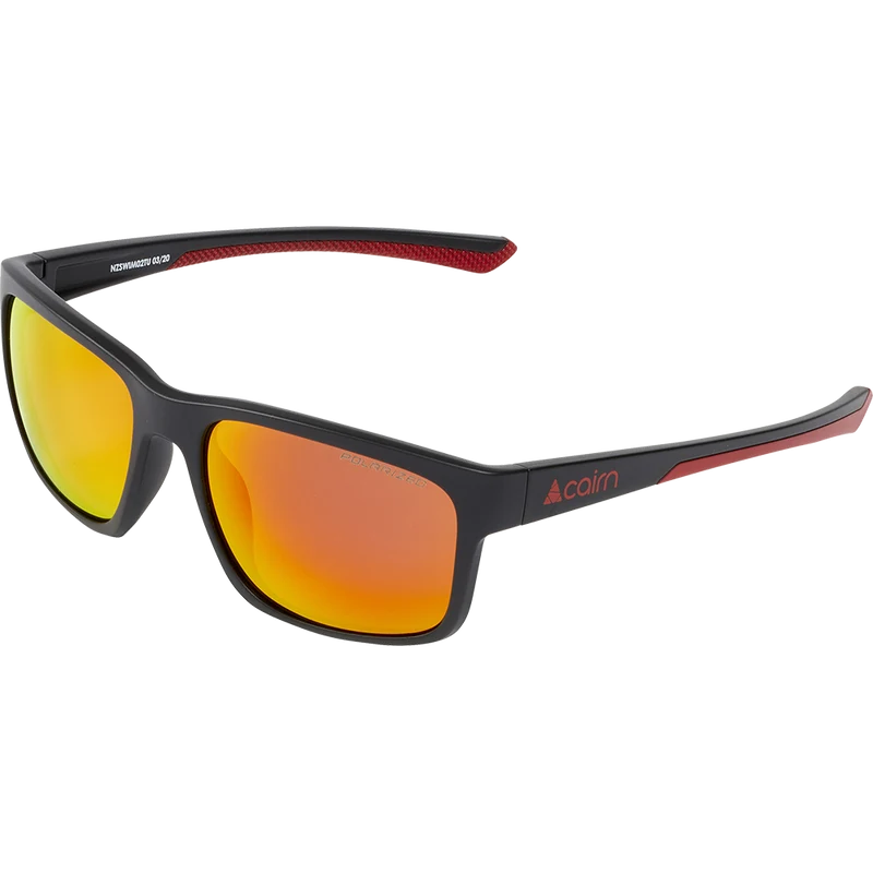 SWIM POLARIZED MAT BLACK RED