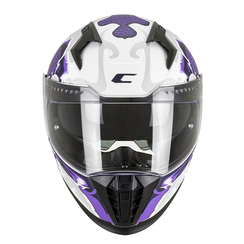 CGM 311F BLAST CLOUD CASCO INTEGRAL BLANCO MORADO MATE