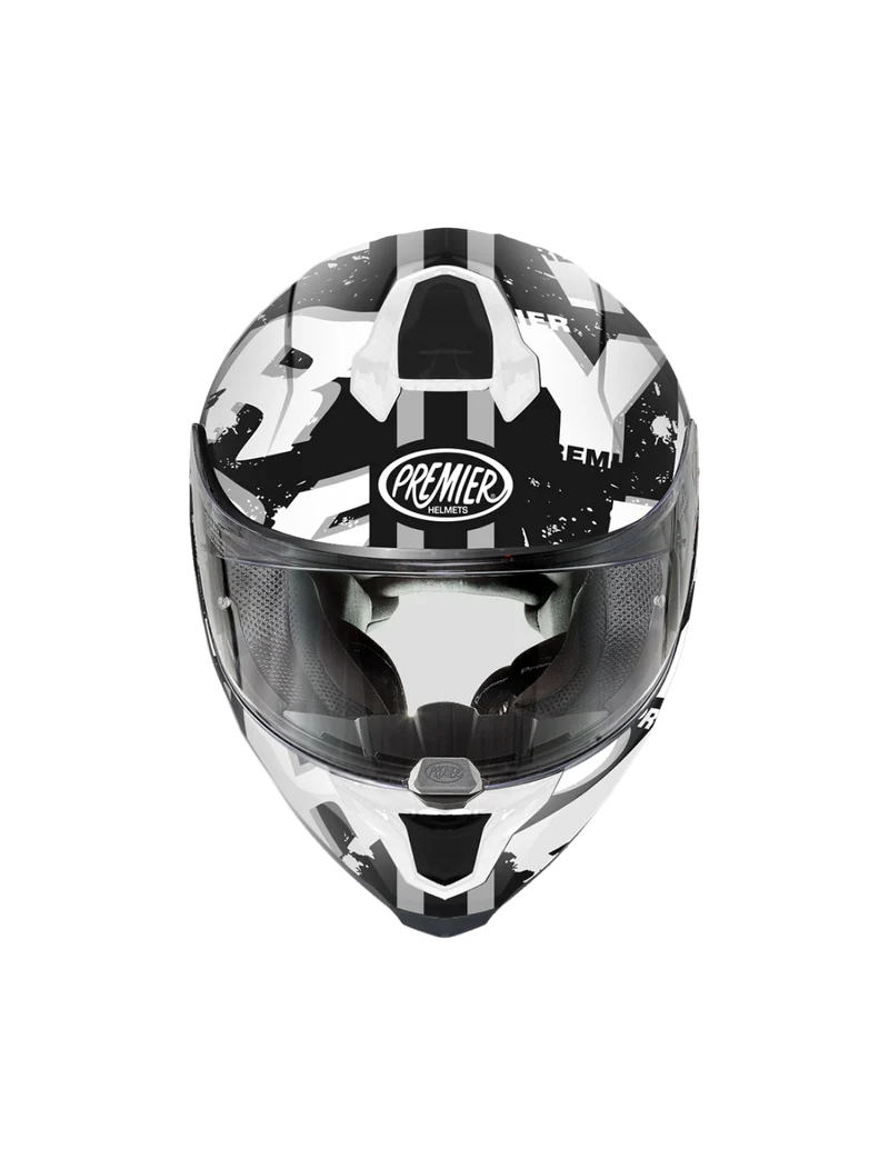 PREMIER 26 HYPER SR8BM CASCO INTEGRAL NEGRO BLANCO