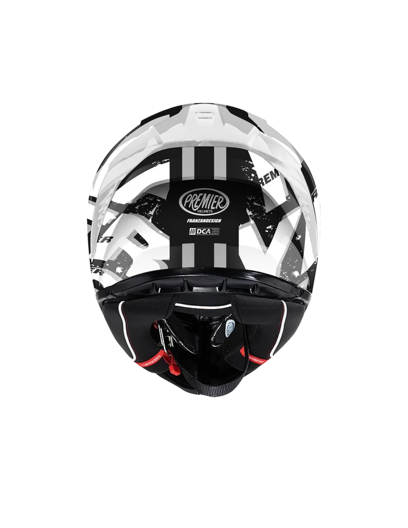 PREMIER 26 HYPER SR8BM CASCO INTEGRAL NEGRO BLANCO