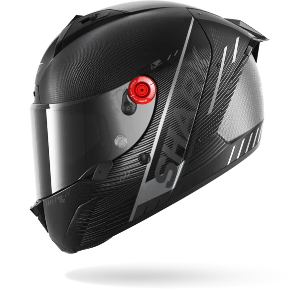 SHARK AERON SPEED-TECH Mat Carbon Anthra NEGRO Casco De Moto