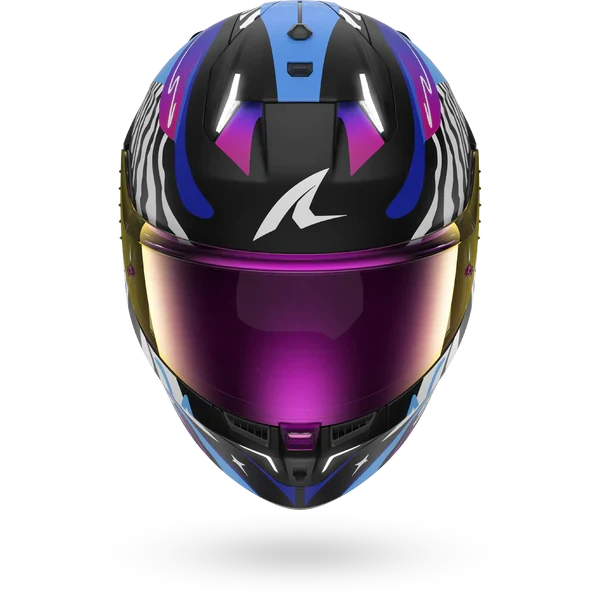 SHARK SKWAL i3 SPEED-FANCY NEGRO Blanco Azul Casco De Moto