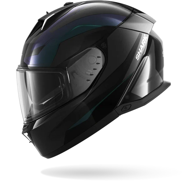 SHARK SKWAL i3 MEKARIUM NEGRO Cameleon Anthra Casco De Moto