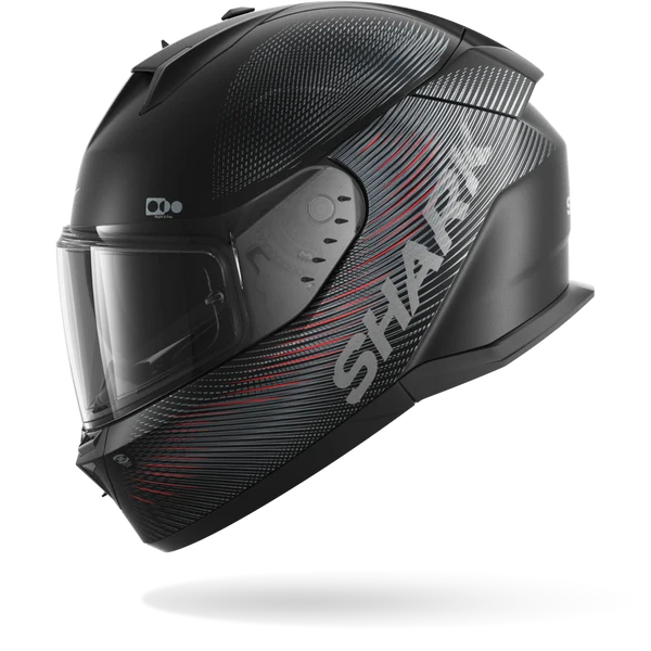 SHARK D-SKWAL 3 SP LYNE NEGRO Anthra Rojo Casco De Moto