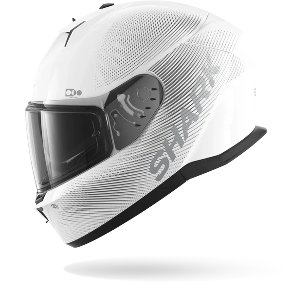 SHARK D-SKWAL 3 SP LYNE Blanco Plata Casco De Moto