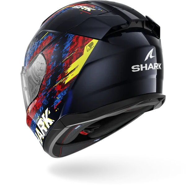 SHARK D-SKWAL 3 SPEED-VIB Azul Rojo Azul Casco De Moto