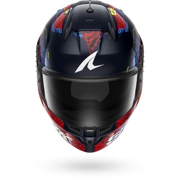 SHARK D-SKWAL 3 SPEED-VIB Azul Rojo Azul Casco De Moto
