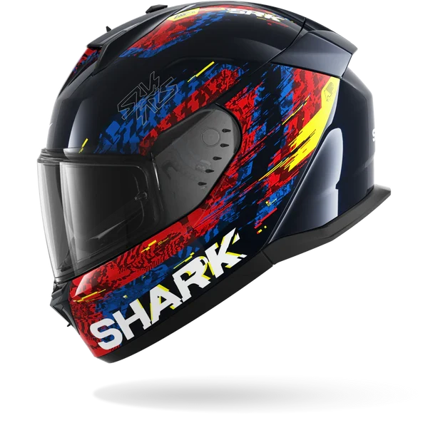 SHARK D-SKWAL 3 SPEED-VIB Azul Rojo Azul Casco De Moto