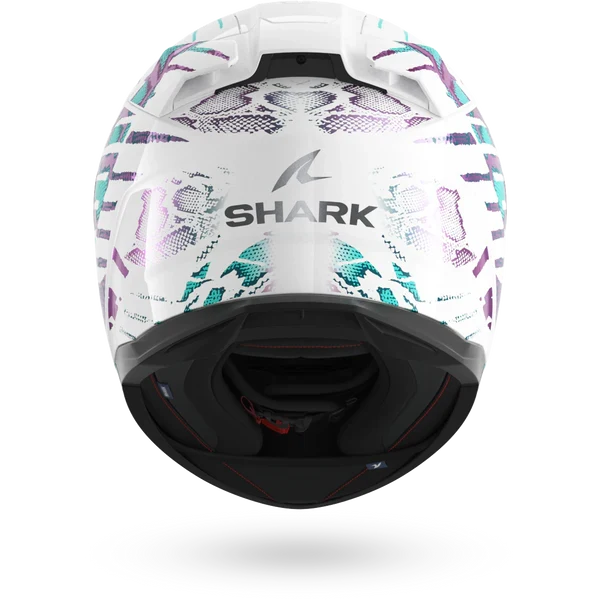 SHARK D-SKWAL 3 REPTAIA Blanco Cameleon Casco De Moto